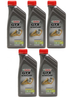 Castrol GTX Ultraclean 10W-40 A3/B4 Diesel & Benziner Motoröliter 5x 1l=5 Liter