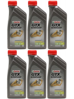 Castrol GTX Ultraclean 10W-40 A3/B4 Diesel & Benziner Motoröliter 6x 1l=6 Liter