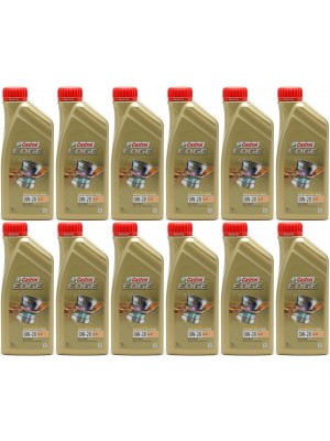 Castrol Edge LL IV 0W-20 Motoröl 12x 1l = 12 Liter