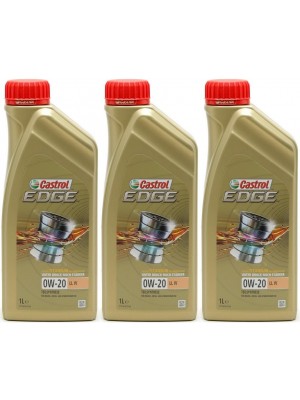 Castrol Edge LL IV 0W-20 Motoröl 3x 1l = 3 Liter