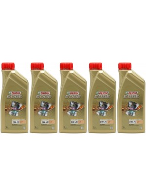 Castrol Edge LL IV 0W-20 Motoröl 5x 1l = 5 Liter