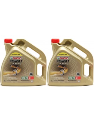 Castrol Power 1 Racing 4T 10W-50 Motorrad Motoröl 2x 4l = 8 Liter