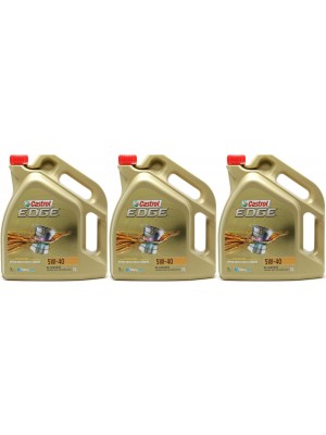 Castrol Edge Fluid Titanium (ex. FST) 5W-40 Motoröl 3x 5 = 15 Liter