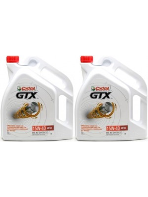 Castrol GTX 15W-40 A3/B3 Motoröl 2x 5 = 10 Liter