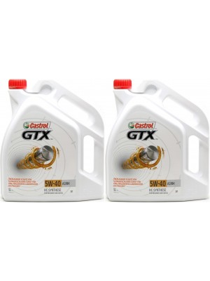 Castrol GTX 5W-40 A3/B4 Motoröl 2x 5 = 10 Liter