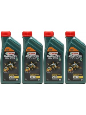 Castrol Magnatec Stop-Start 5W-20 E (Ford EcoBoost WSS-M2C948-B) 4x 1l = 4 Liter