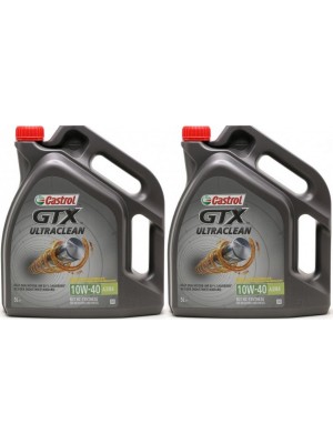 Castrol GTX Ultraclean 10W-40 A3/B4 Diesel & Benziner Motoröl 2x 5 = 10 Liter