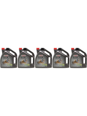 Castrol GTX Ultraclean 10W-40 A3/B4 Diesel & Benziner Motoröl 5x 5 = 25 Liter