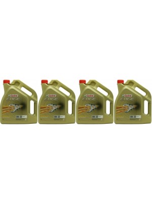 Castrol Edge LL IV 0W-20 Motoröl 4x 5 = 20 Liter