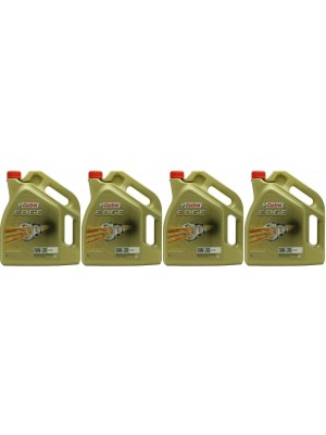 Castrol Edge LL IV 0W-20 Motoröl 4x 5 = 20 Liter