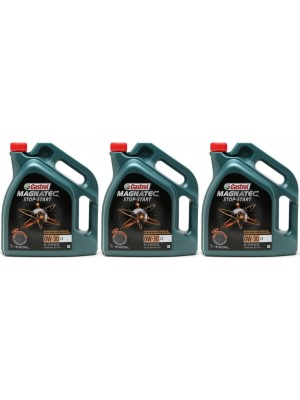 Castrol Magnatec Stop-Start C2 0W-30 Motoröl 3x 5 = 15 Liter