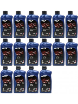 Elf Moto 4 Race 10W-60 4T Motorrad Motoröl 16x 1l = 16 Liter