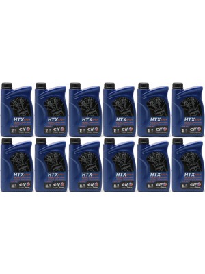 Elf HTX 976+ Racing Lubricants 100 % Synthetic 2-T Motoröl 12x 1l = 12 Liter