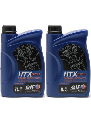 Elf HTX 976+ Racing Lubricants 100 % Synthetic 2-T Motoröl 2x 1l = 2 Liter