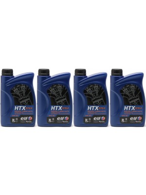 Elf HTX 976+ Racing Lubricants 100 % Synthetic 2-T Motoröl 4x 1l = 4 Liter
