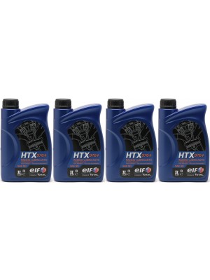 Elf HTX 976+ Racing Lubricants 100 % Synthetic 2-T Motoröl 4x 1l = 4 Liter