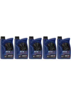 Elf HTX 976+ Racing Lubricants 100 % Synthetic 2-T Motoröl 5x 1l = 5 Liter