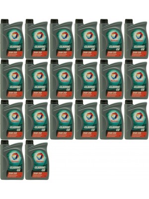 TOTAL Quartz Classic C2 5W-30 Motoröl 20x 1l = 20 Liter