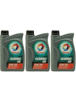 TOTAL Quartz Classic C2 5W-30 Motoröl 3x 1l = 3 Liter