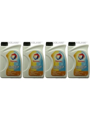 Total Glacelf Auto Supra Kühlerfrostschutz Konzentrat 4x 1l = 4 Liter