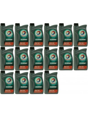 Total Classic 9 5W-40 Motoröl 16x 1l = 16 Liter