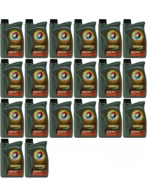 Total Quartz 9000 Fuel Economy 0W-30 Motoröl 20x 1l = 20 Liter