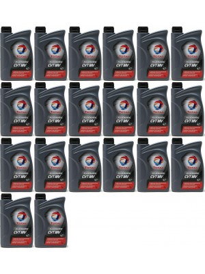 Total Fluidmatic CVT MV Automatikgetriebeöl 20x 1l = 20 Liter