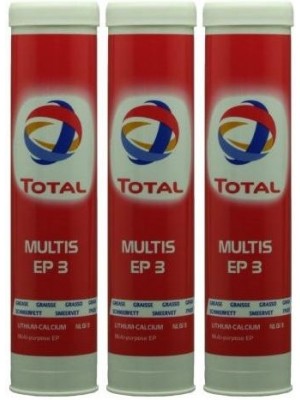 Total Multis EP 3 Mehrzweck-Hochdruckfett Braun Fett Kartusche 3x 400 Gramm