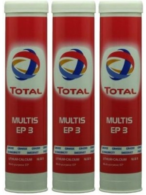 Total Multis EP 3 Mehrzweck-Hochdruckfett Braun Fett Kartusche 3x 400 Gramm