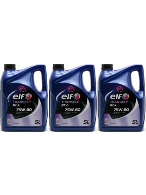 ELF Tranself NFJ 75W-80 3x 5 = 15 Liter