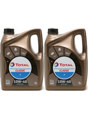 Total Classic 7 10W-40 Motoröl 2x 5 = 10 Liter