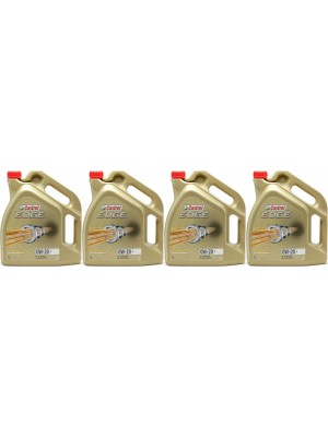 Castrol Edge V 0W-20 Motoröl 4x 5 = 20 Liter