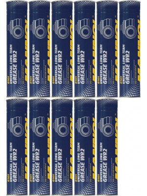 Mannol MANNOL WR-2 Long Term Grease Fett Fett Kartusche 11x 400 Gramm