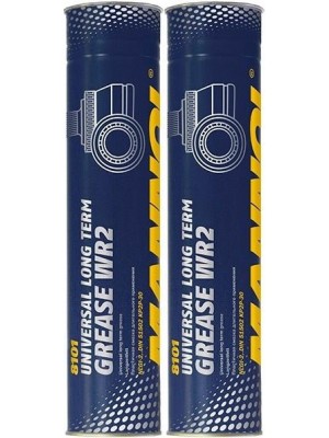 Mannol MANNOL WR-2 Long Term Grease Fett Fett Kartusche 2x 400 Gramm