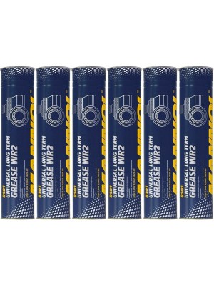 Mannol MANNOL WR-2 Long Term Grease Fett Fett Kartusche 6x 400 Gramm