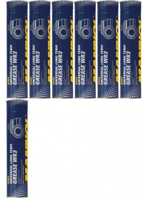Mannol MANNOL WR-2 Long Term Grease Fett Fett Kartusche 7x 400 Gramm