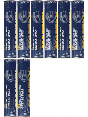 Mannol MANNOL WR-2 Long Term Grease Fett Fett Kartusche 8x 400 Gramm