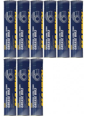 Mannol MANNOL WR-2 Long Term Grease Fett Fett Kartusche 9x 400 Gramm