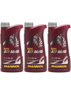 MANNOL ATF AG60 Automatikgetriebeöl 3x 1l = 3 Liter