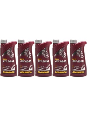 MANNOL ATF AG60 Automatikgetriebeöl 5x 1l = 5 Liter
