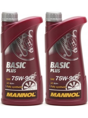 MANNOL Basic Plus 75W-90 API GL 4+ 2x 1l = 2 Liter