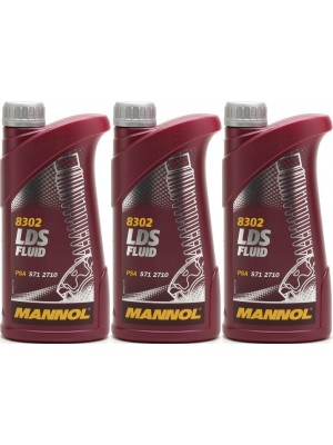 MANNOL LDS Fluid Hydrauliköl 3x 1l = 3 Liter