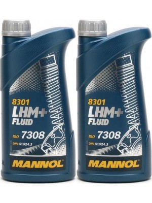 MANNOL LHM+ Fluid Hydrauliköl 2x 1l = 2 Liter