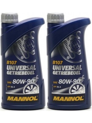 MANNOL Universal Getriebeöl 80W-90 API GL 4 2x 1l = 2 Liter