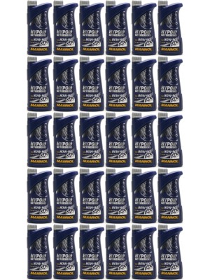 MANNOL Hypoid Getriebeöl 80W-90 API GL 4/GL 5 LS 30x 1l = 30 Liter