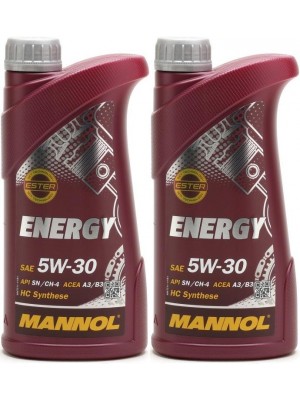 MANNOL Energy 5W-30 Motoröl 2x 1l = 2 Liter