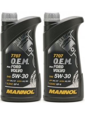 MANNOL 7707 O.E.M. 5W-30 Motoröl (Volvo/Ford) 2x 1l = 2 Liter