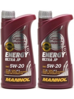 MANNOL Energy Ultra JP 5W-20 Motoröl 2x 1l = 2 Liter