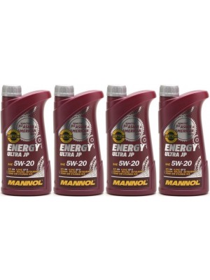 MANNOL Energy Ultra JP 5W-20 Motoröl 4x 1l = 4 Liter