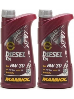 Mannol Diesel TDI 5W-30 Motoröl 2x 1l = 2 Liter